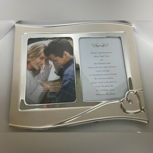 Lenox "Forevermore" Wedding Invitation 5x7 Double Frame Picture Frame
